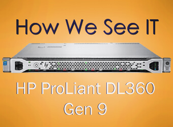HP PROLIANT DL360 GEN9 SERVER