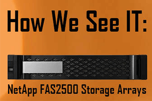 Looking for a storage array that delivers great ROI, reduces operational cost and minimize risks for growth? The NetApp FAS2500 series is the answer.