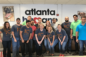 CentricsIT spent its corporate service day with animals at the Atlanta Humane Society. In the spring, the company also collected donations for the AHS.