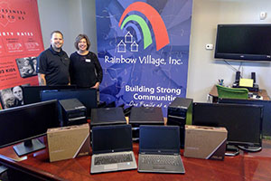 CentricsIT Donates Computers to Local Nonprofit Rainbow Village