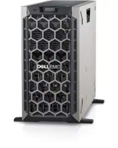Dell tower server on a white background